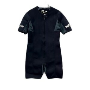 Kutting Weight Sauna Suit Mens Large Black Neoprene Short Sleeve Slimming Body